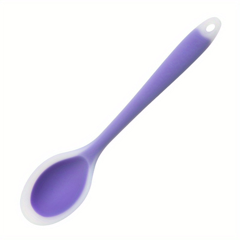 1 Unidad, Espátula De Silicona Para El Hogar, Cuchara De Silicona Para El Hogar, Cuchara Secreta Todo Incluido Para La Cocina Del Hogar, Para Sopa, Para Revolver, Para Ensalada