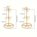 1pc Gancho para Taza de Café en Forma de Árbol, Estante de Almacenamiento para Tazas de Agua, Puede Almacenar 6 Tazas, Estante para Secar Tazas, Gancho para Tazas de Vino, Portavasos para Casa, Restaurante, Cocina, Oficina