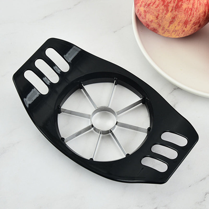 Rebanador y Pelador de Manzanas de Acero Inoxidable - Duradero, Cortador de Frutas Manual con Cuchillas Uniformes, Mango Ergonómico, Utensilio de Cocina para Manzanas Cortadas Perfectamente, Cortador de Frutas