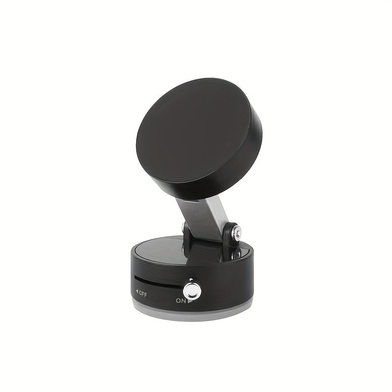 Soporte magnético ajustable para teléfono en el auto con ventosa fuerte, diseño redondo, ajuste de altura fácil para conducción segura, compatible con la mayoría de autos, uso todo el año, ideal para Año Nuevo