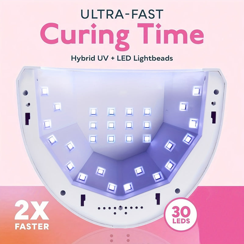 Lámpara de uñas Sun One - LED de alta potencia, sensor inteligente, temporizador de 3 modos, plástico hipoalergénico, secador de uñas profesional para resina y gel, cuidado de uñas | Lámpara de uñas moderna | Diseño elegante, secador de uñas
