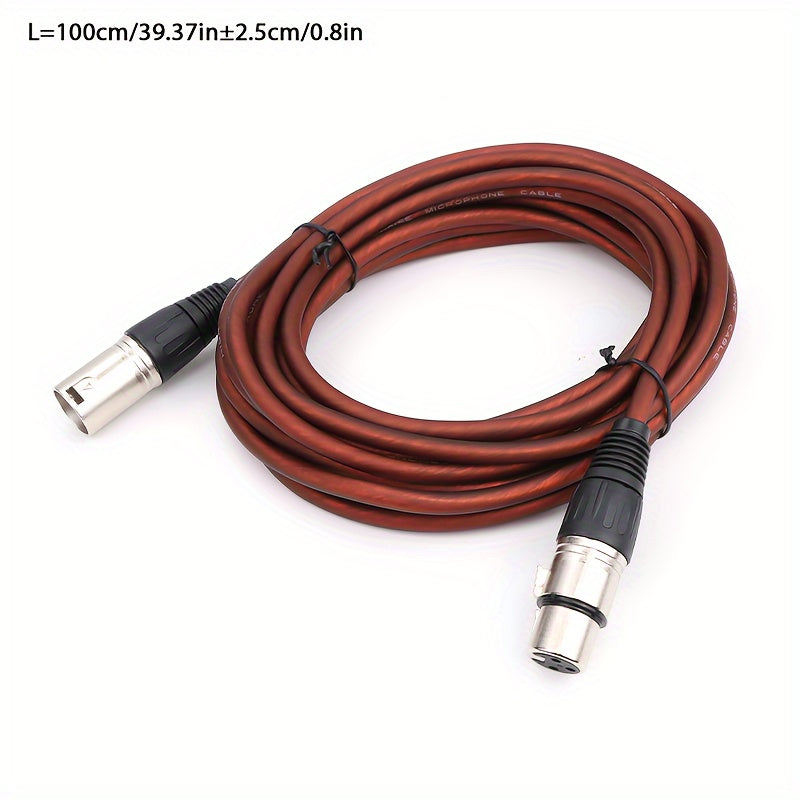 Cable de Audio XLR Premium I-Zclive - Macho a Hembra, Aleación de Zinc, Cable de Micrófono y Altavoz Balanceado de 3 Pines para Equipo de Grabación, Preamplificadores y Estaciones de Radio