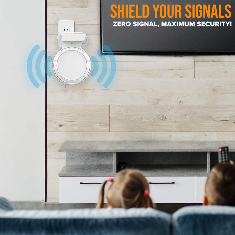 Soporte de montaje en pared, adecuado para el sistema de red inalámbrica de malla TP-Link Deco BE23/BE25/BE3600/BE5000 y la gestión de cables de alimentación. Soporte de montaje en pared para router WiFi 7 de TP-Link (blanco, 1 unidad)