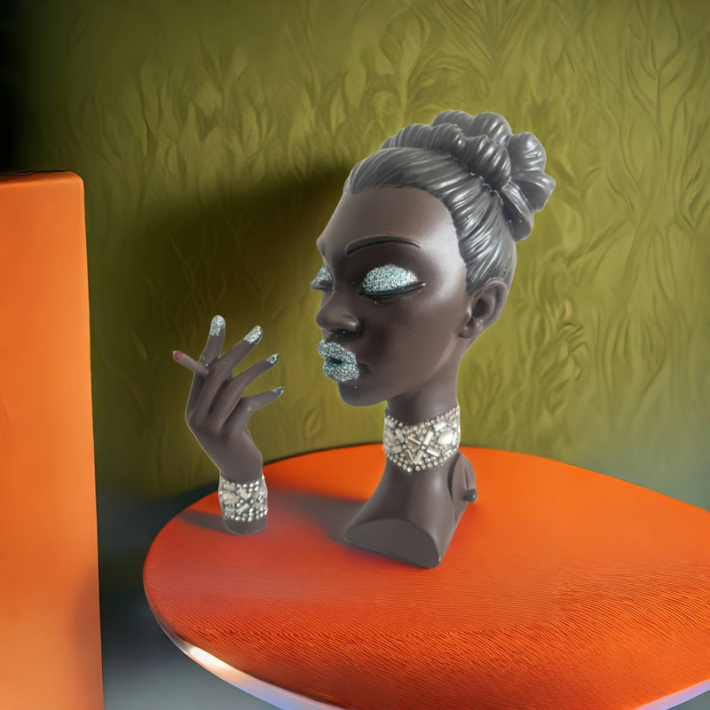 1 juego de figura decorativa artesanal en resina, ideal para mostradores o como adorno de entrada