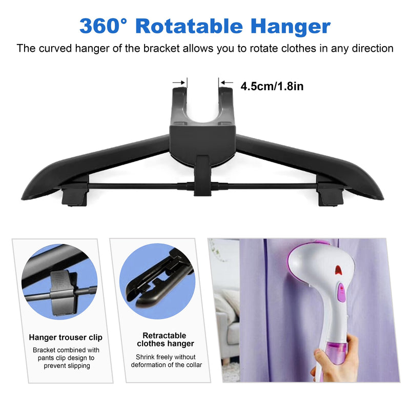 Colgador portátil para planchar con tabla de mano, altura ajustable, ideal para camisas y ropa ligera, juego de rejilla de vapor metálica