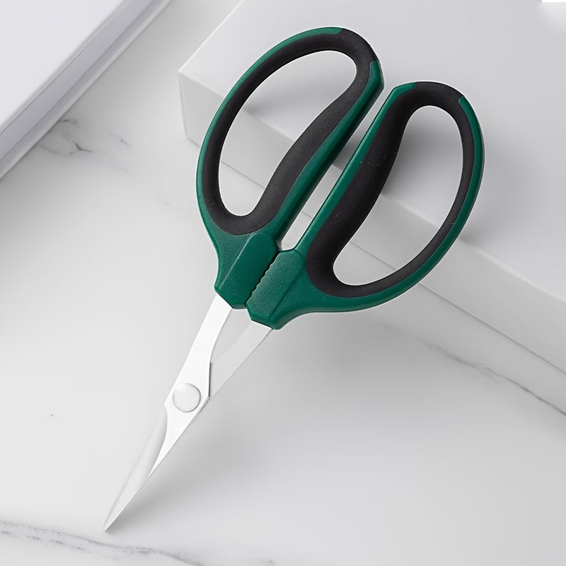 1pc Tijeras de Jardinería de Acero Inoxidable - Tijeras Profesionales para Recortar y Recoger Frutas, Tijeras de Poda para Jardinería Interior y Cuidado de Plantas