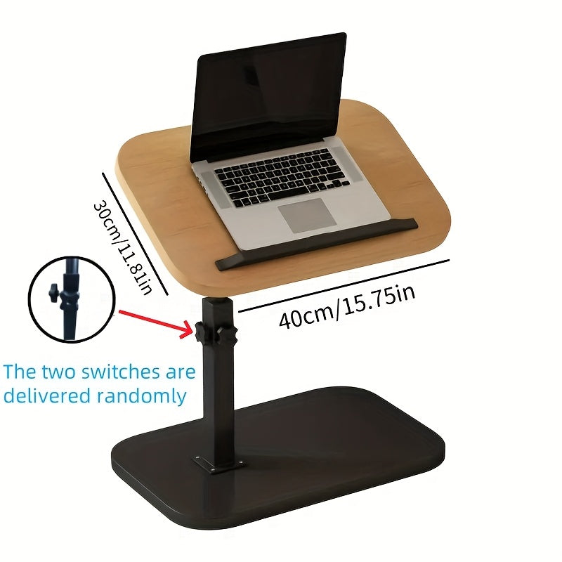 Escritorio de Pie Ajustable Moderno con Tapa Abatible - Fácil de Montar, Compacto y Duradero para Ahorrar Espacio, Ideal para Sala de Estar, Dormitorio o Área de Recepción en Interiores
