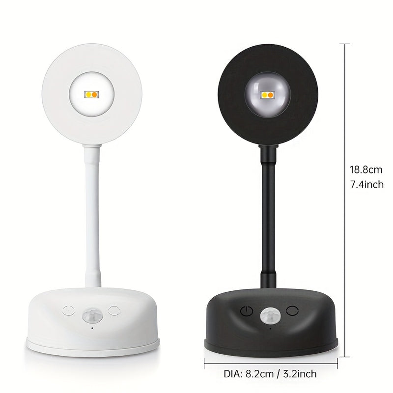 Iluminación de escaleras de alta luminosidad, luz automática con sensor de movimiento, lámpara de pared recargable USB, luz nocturna inalámbrica, ideal para escaleras y pasillos