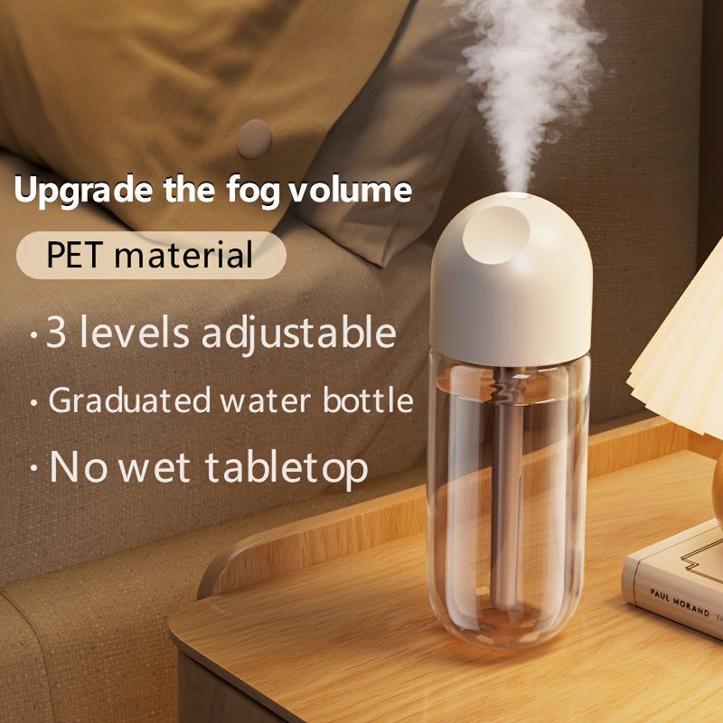 Humidificador de Aromaterapia USB para Dormitorio, Sala de Estar y Oficina - 1 Pieza con Pulverizador USB para Vehículo