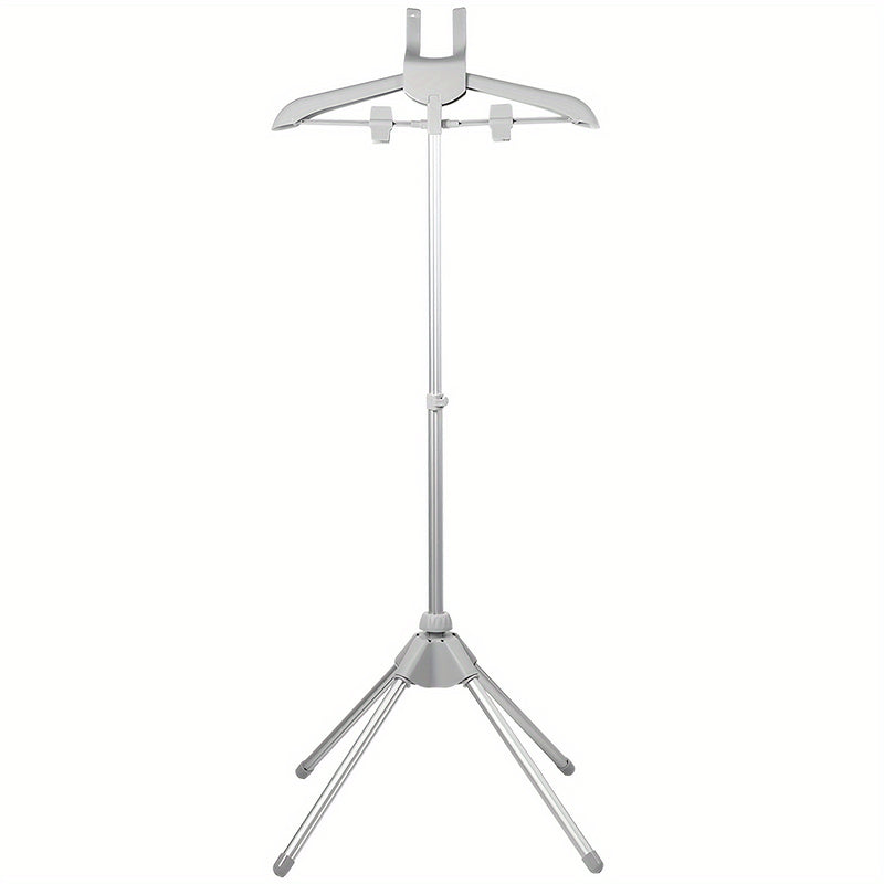 Soporte plegable para plancha de vapor, perchero telescópico ajustable en altura, organizador de ropa para dormitorio, 1 unidad