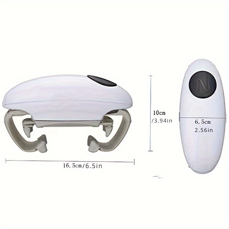 1 pieza de TAIVODB, abridor de frascos automático - Gadget de cocina eléctrico sin manos con 3 en 1, diseño ergonómico, tapa automática y mantén caliente el frasco, compatible con todos los tamaños, material ABS, alimentado por batería (36V) para uso dom