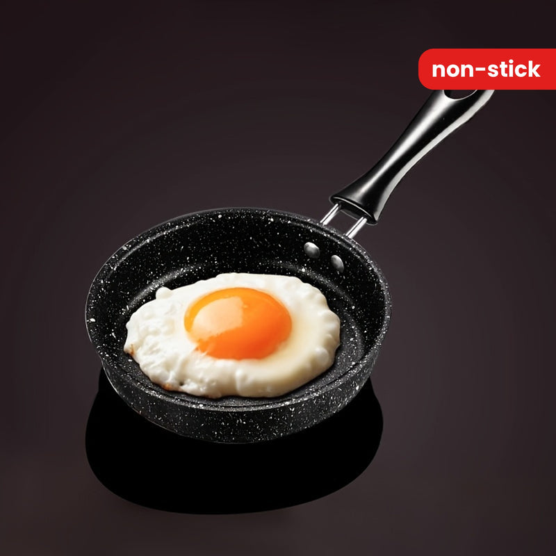 Sartén Compacta Antiadherente para Huevos - Versátil para Inducción y Gas, Ideal para Desayuno, Almuerzo, Cena y Cocina al Aire Libre
