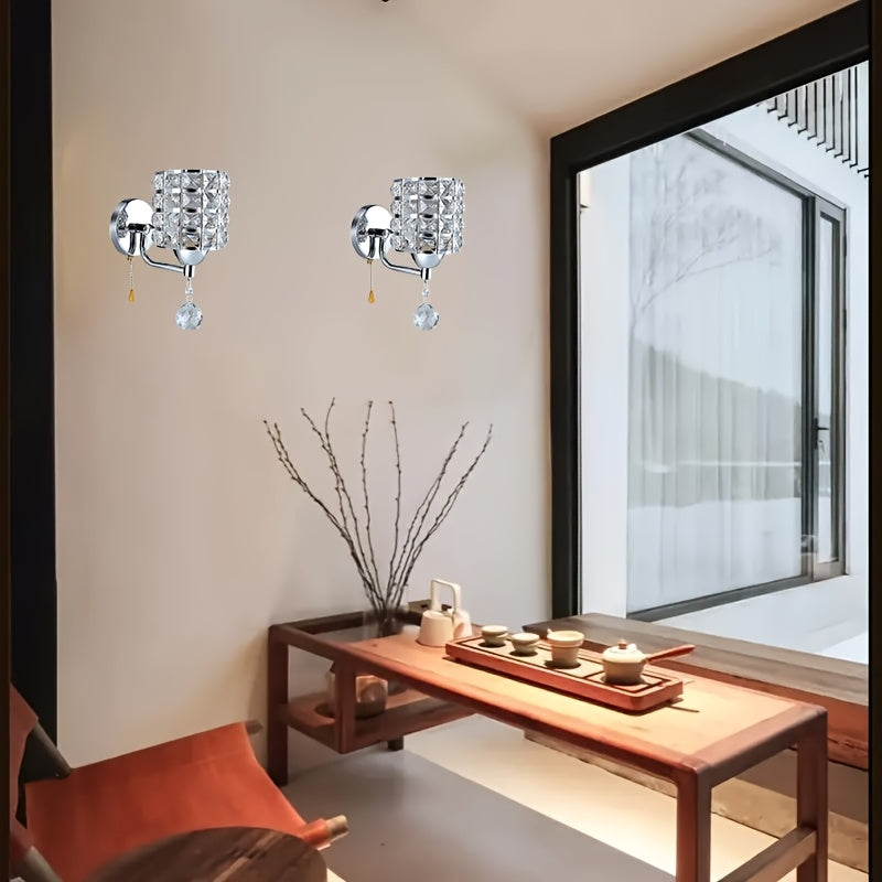 1 aplique de pared redondo ajustable con diseño industrial de metal, interruptor de cadena, montaje semiempotrado, cableado para 110V-240V, sin bombilla incluida - luz de pared moderna para decoración de hogar u oficina, iluminación ajustable|Aplique de