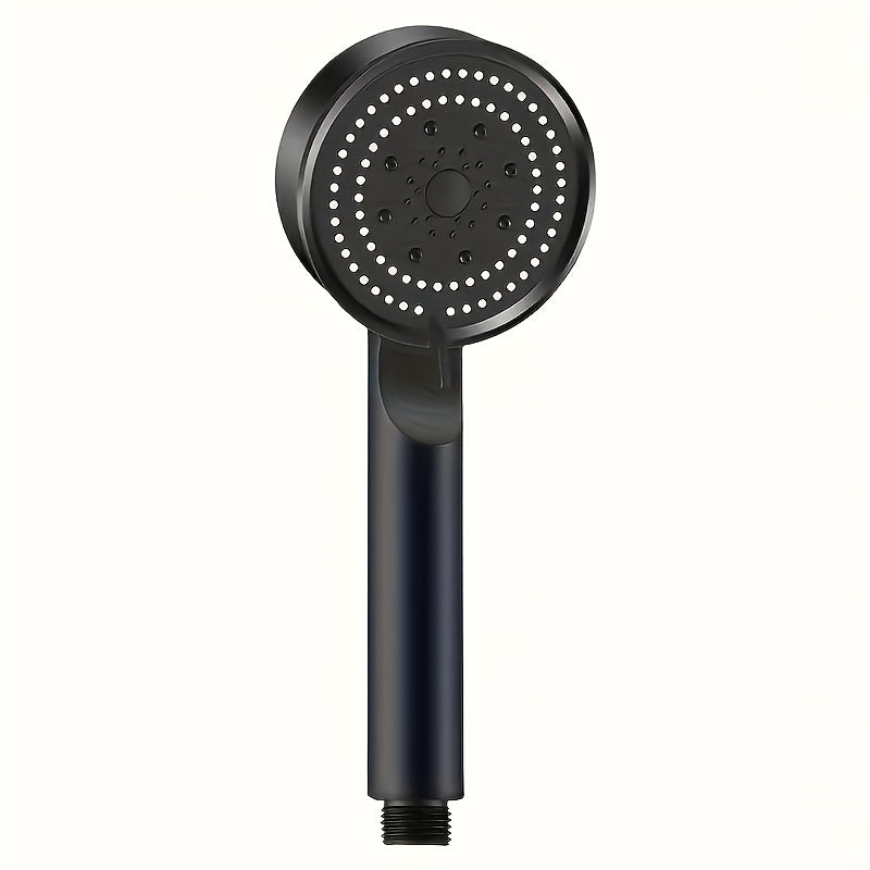 La ducha de alta presión cuenta con 5 configuraciones de rociado - flujo de agua ajustable, diseño montado en la pared y boquilla de silicona para mejorar la experiencia del baño. Viene en una sola pieza y está disponible en 3 colores