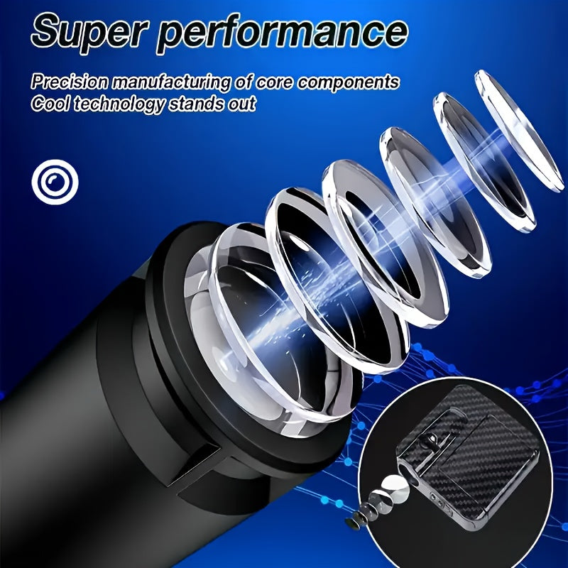 Luces de Bienvenida LED Personalizadas con Patrón para Aniversarios y Cumpleaños, 2pcs/4pcs Adecuado para Motos y Coches, Estilo Unisex, Regalo Perfecto para Fiestas