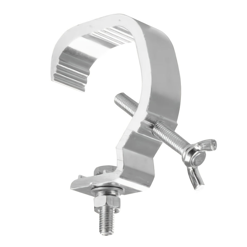 Juego de 10 Ganchos para Luces de Escenario FF, Gancho con Cierre Simple y Doble, Gancho para Faro, Gancho de Fundición de Aluminio para Luces de Palet Anchas de 20 Tarjetas de 30-52 Tubos
