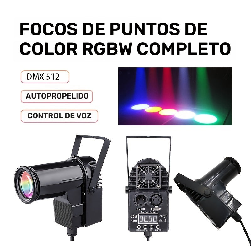 Luz de escenario DJ AIk LED Disco Ball 12W RGBW 4 en 1 Dmx para eventos de bar de fiesta