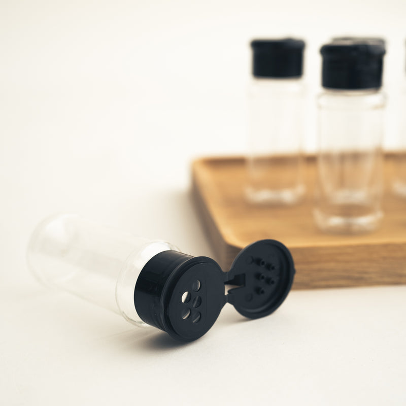 10/12 piezas de botellas de especias resistentes al óxido con tapas fáciles de agitar - Ideal para una cocina eficiente y organizada, mejora la decoración