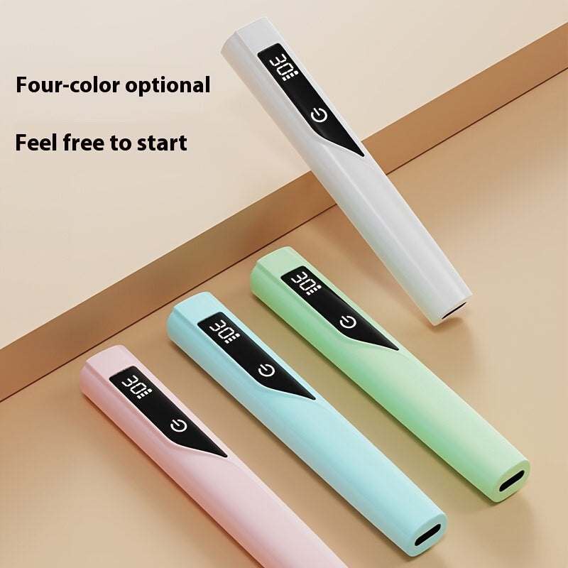 Linterna LED Inalámbrica para Uñas - Luz de Gel Manos Libres con Soporte Portátil, Secador USB, Batería de Larga Duración y Tecnología de Secado Rápido, para Hogar/Salón/Manicura/Pedicura - Rosa/Blanco/Azul, Accesorio de Belleza, Cuerpo de Plástico Resis