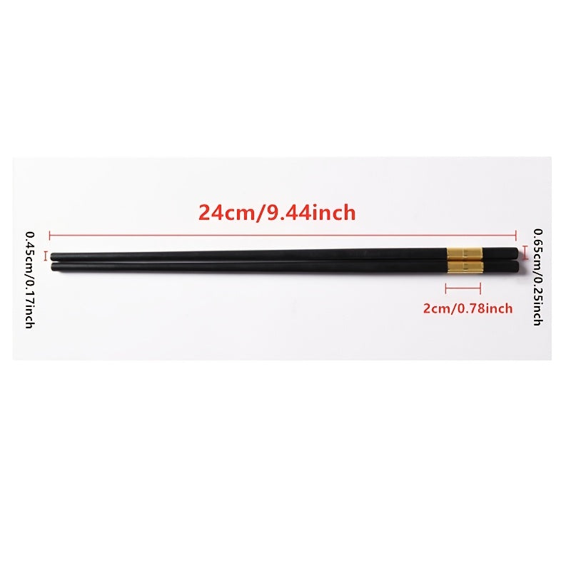 1/5/10 pares de palillos chinos de fibra de vidrio, palillos reutilizables antideslizantes, palillos chinos resistentes a altas temperaturas sin pintura y sin cera para cocinar, aptos para lavavajillas