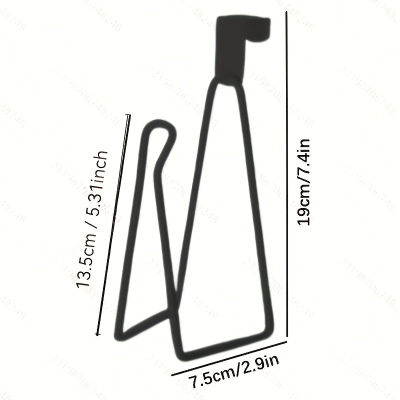 Soporte para papel higiénico de acero inoxidable montado en la pared, 1 unidad, pintado para fácil instalación y ahorro de espacio, ideal para baños y exteriores