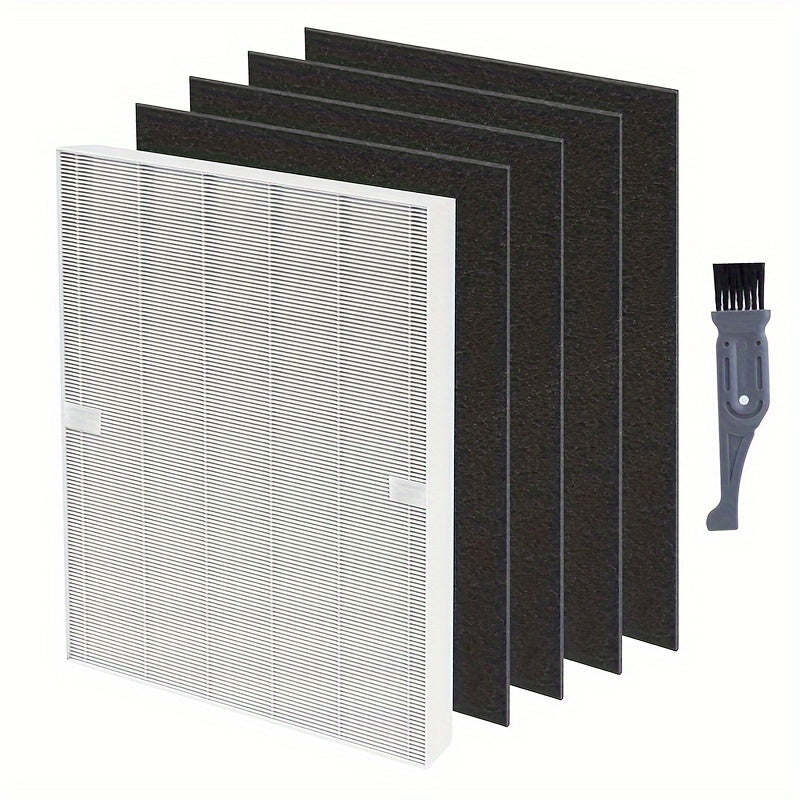 5 cartuchos de filtro de reemplazo para purificadores de aire Winx115115, C535, 5300, 5300-2, 6300, 6300-2, AM90, P300 (1 filtro HEPA premium y 4 filtros de carbon activado)