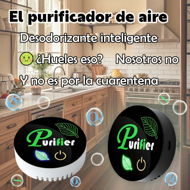 ¡Adiós a los malos olores! Mini desodorizador electrónico | Silencioso, ligero, sin secado | Gadget para viajes en casa | Alimentado por USB/batería seca | Crea un espacio fresco y cómodo en casa para ti! Fácil de operar, herramienta esencial para la fre