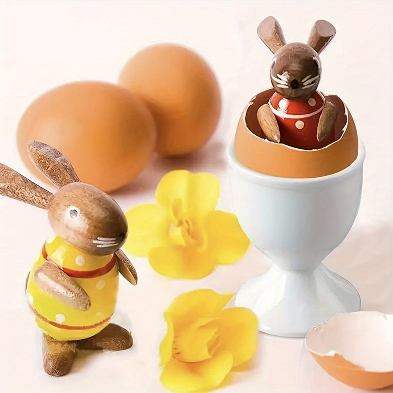 2pcs Tazas para Huevos de Estilo Europeo - Plástico Duradero, Perfectas para el Desayuno y Decoración de Comedor