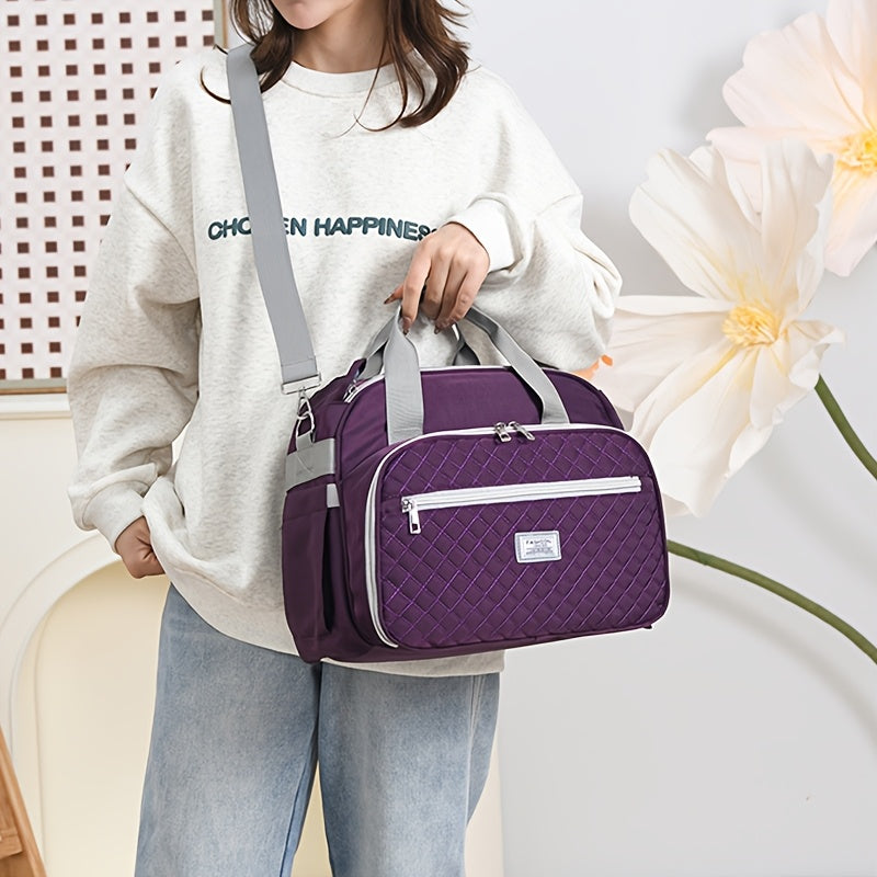 New Fashion Bolsa de Almuerzo de Gran Capacidad, Bolso Bandolera Ligero y Portátil para Salidas Casuales, No Contacto con Comida, Ideal para la Escuela