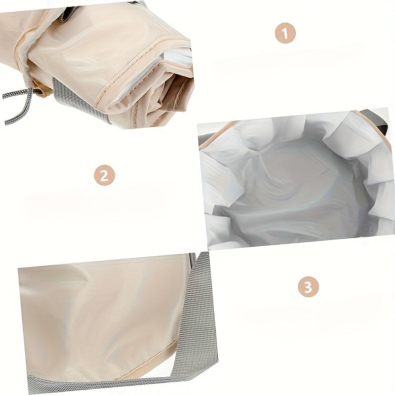 2 Juegos de Bañera de Pies Plegable - Portátil, Sin Alcohol, Bañera de Plástico para Sumergir con Bolsa de Almacenamiento para Dormitorios y Uso en Casa, Relajación con Aumento de Calor, No Necesita Electricidad, Bañera de Pies Portátil, Esenciales para