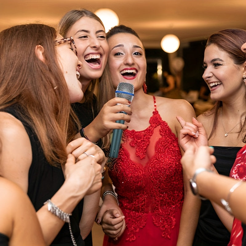 Micrófono dinámico profesional 87A, con conector de 6,35 mm, sonido HD, construcción duradera, ideal para karaoke, canto en escena, grabación vocal, actuación, discursos - No requiere batería, accesorio para cantar | Presentación audaz | Construcción dur