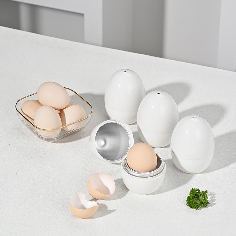 Vaporizador de Huevos - Cocedor para Huevos Duros y Revueltos, Electrodoméstico sin Microondas, Sin Necesidad de Electricidad, Cocción Rápida para Desayuno, Almuerzo o Cena - Ideal para Hogar, Oficina o Residencia Universitaria - Diseño Fácil de Limpiar,