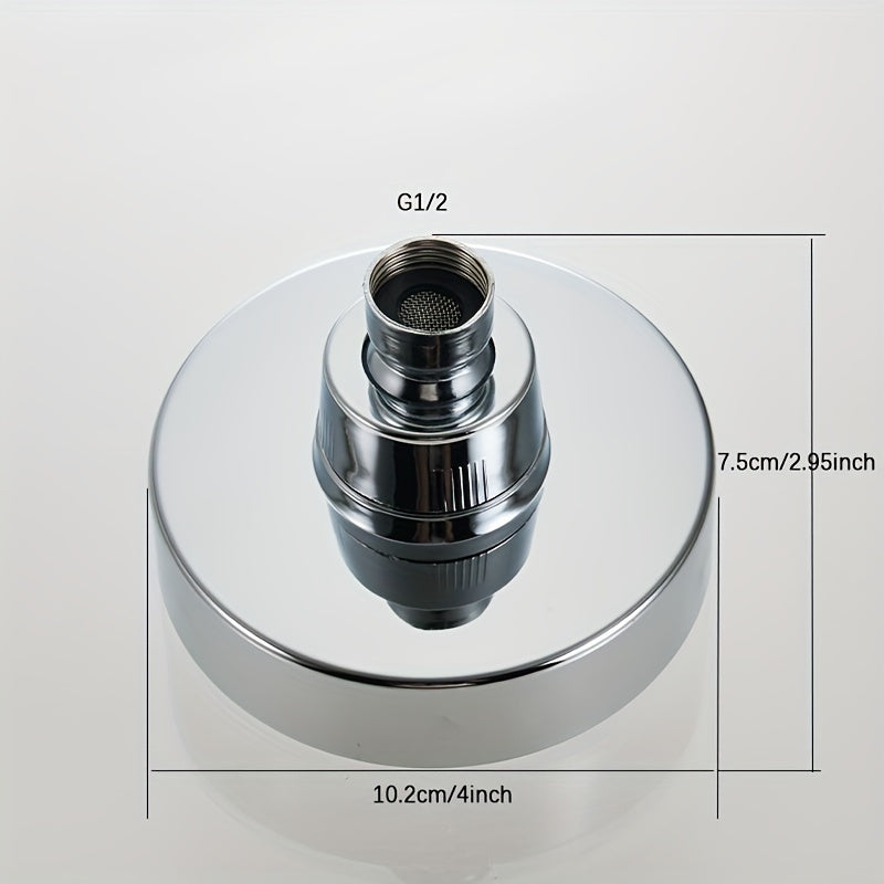 Cabezal de Ducha de Alta Presión de 5 Modos, Cabezal de Ducha de Rociado Superior para Baño, Cabezal de Ducha Fijo para Baño, Cabezal de Ducha de Gran Caída de Agua, Accesorios de Baño