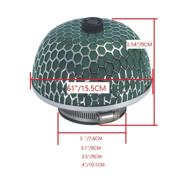 1 pieza, Filtro de aire de cabeza de hongo, alta eficiencia, esponja y acero inoxidable, reducción de olores, ideal para sistemas de HVAC domésticos, piezas y accesorios de purificadores de aire.