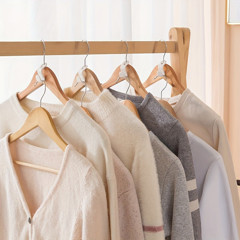 10pcs Ganchos De Ropa Simples, Ganchos De Utilidad Para Montar En La Pared