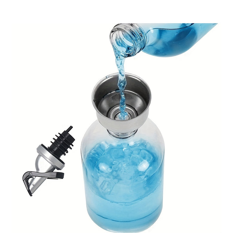 1 juego de Dispensador Automático para Enjuague Bucal, Botella Transparente con Vertedor para Pasta Dental y Ambientador de Aliento Recargable
