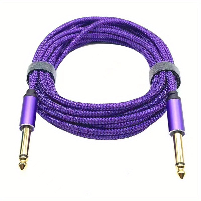 Cable de audio de 6.35 mm macho a macho con reducción de ruido, para consola de mezclas, amplificador de potencia y conexión de guitarra Mubesi, Eid Al-Adha Mubarak