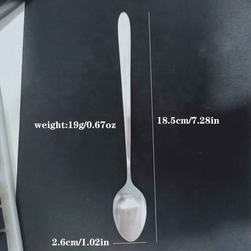 1 pza., Cuchara de acero inoxidable plateada, Cuchara de poción mágica, Cuchara divertida estampada a mano, Cuchara de café, Cuchara de postre, Cuchara de pastel, Cuchara de helado, Cuchara para revolver, Regalo para amigo, Regalo de Halloween, Decoració