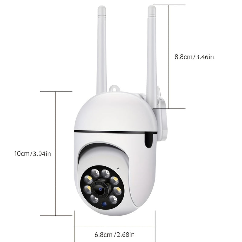 JOOAN Cámara de Seguridad WiFi HD 1080P con Audio Bidireccional, PTZ, Visión Nocturna a Color, Detección de Movimiento, Alimentación por USB, Ángulo de Visión de 360°, Compartir entre Múltiples Usuarios, Compatible con Smartphones Android - No Requiere B