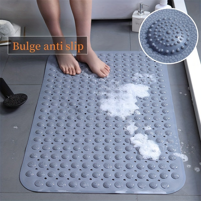 Tapete Antideslizante Para Baño, Tapete Antideslizante Para Pies En El Hogar Con Agujeros De Drenaje, Suministros De Baño