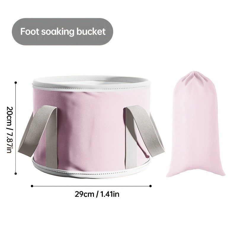 1pc Bañera de Pies Plegable Portátil - Profunda y Ancha para Pantorrillas, Calidez Aislada, Ideal para Uso en Casa y en Residencias, No Necesita Electricidad, Sin Perfume