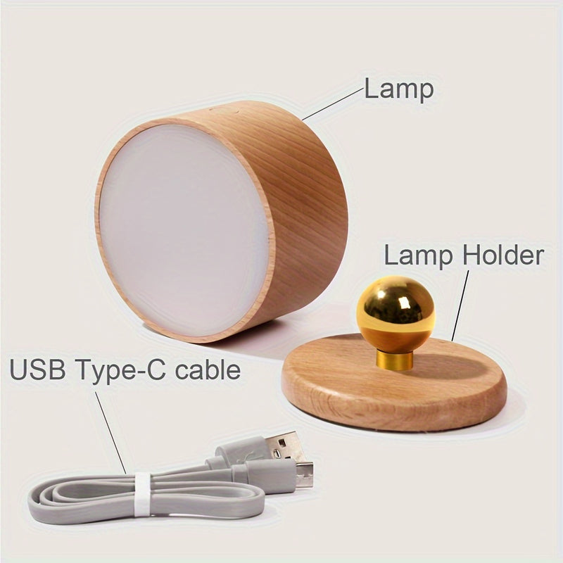 Lámpara LED de pared para lectura, rotación 360°, 1 unidad, ideal para dormitorio