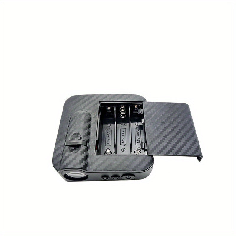 4 piezas/juego Mini luz de seguridad para puerta de coche LED, lámpara de seguridad anti-collisiones con patrones de alas creativos, accesorios para automóviles, decoraciones, sin batería.