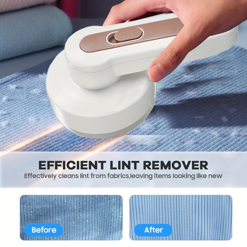 Extracción de pelusa eléctrica portátil y afeitadora de tejidos - Recargable por USB, ideal para ropa, suéteres, muebles, alfombras, sofás y ropa de cama de tapicería - Elimina pelusa y pilling, gran idea de regalo para el hogar y el viaje, afeitadora po