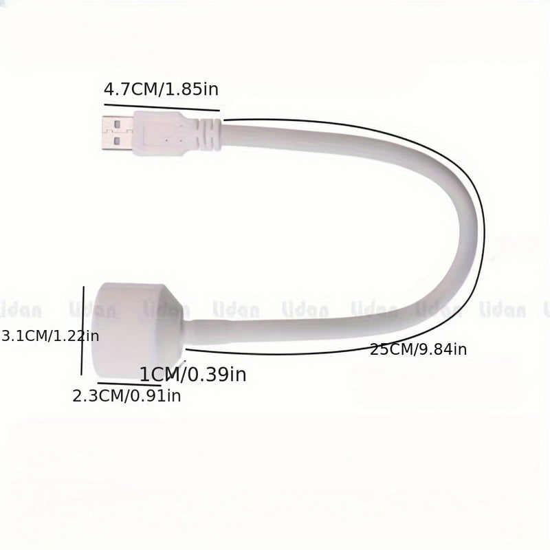 2pcs Lámpara Secadora de Uñas USB - Luz Rápida para Uñas con Alimentación por USB, Diseño Compacto y Portátil para Hogar, Salón o Pedicura - Sin Pilas Necesarias, Lámpara Blanca para Gel, Tecnología sin LED, Cuerpo Ligero de Plástico Duradero, Ideal para