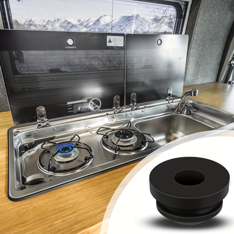 30 unidades de pies de silicona antióxido, compatibles con varillas de soporte de estufa Dometic, Smev, Thetford de 5 mm, accesorios para estufas de RV, contacto no alimentario, sin carga
