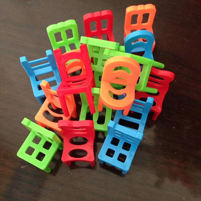 Sillas Apilables Divertidas para Niños - Construcción Duradera de ABS, Perfectas para Jugar y Aprender