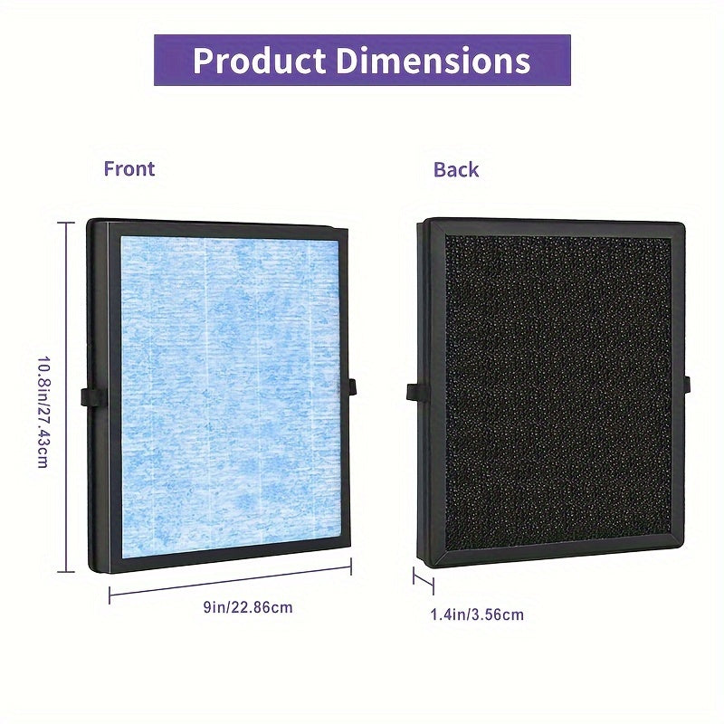 2 Piezas, Filtro De Aire MK04 Reemplazo De Filtros Ture H13 Para Purificador De Aire AROEVE MK04 MG04JH Reemplazo De Filtro Hepa Ture H13 De 3 Etapas Comparar Con La Pieza N.° MK04LX