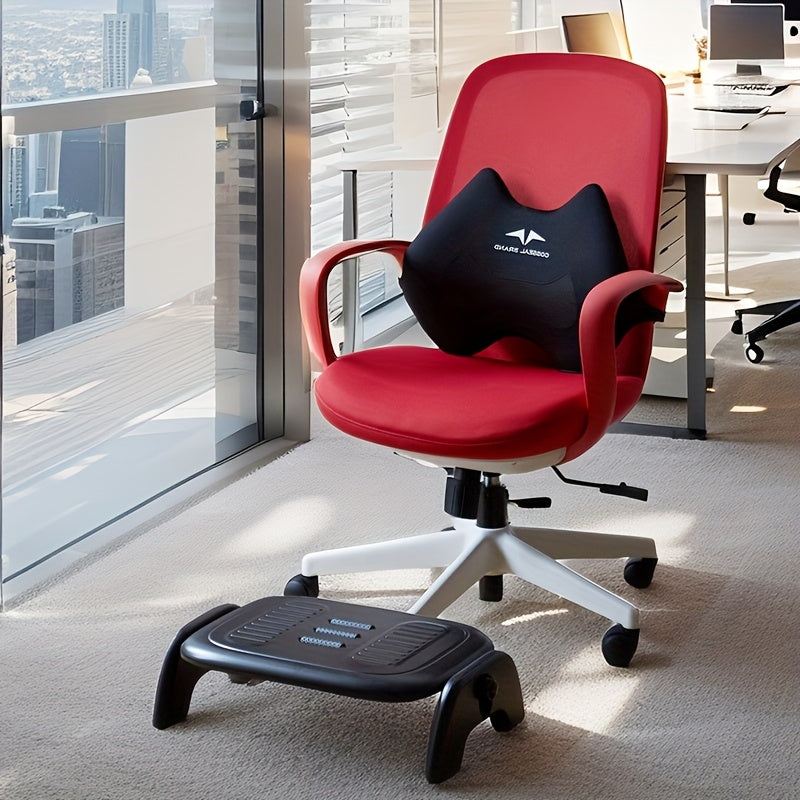 Silla de oficina con asiento transpirable, diseño ergonómico, inspirado en formas de conchas, con un aspecto elegante y suave.