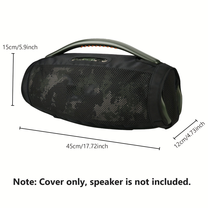 Para JBL BOOMBOX3 Cubierta Protectora de Altavoz Portátil Todo en Uno para BOOMBOX 3 Cubierta Deslizante de Malla Protectora para Altavoz BOOMBOX 3 Cubierta Protectora de Altavoz Portátil Todo en Uno, Cubierta Deslizante de Malla Protectora para Altavoz